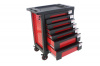 Тележка инструментальная 7-и полочная(красная) с пластиковой защитой корпуса+2боковые перфорации,460. Большой выбор на сайте Трейдимпорт